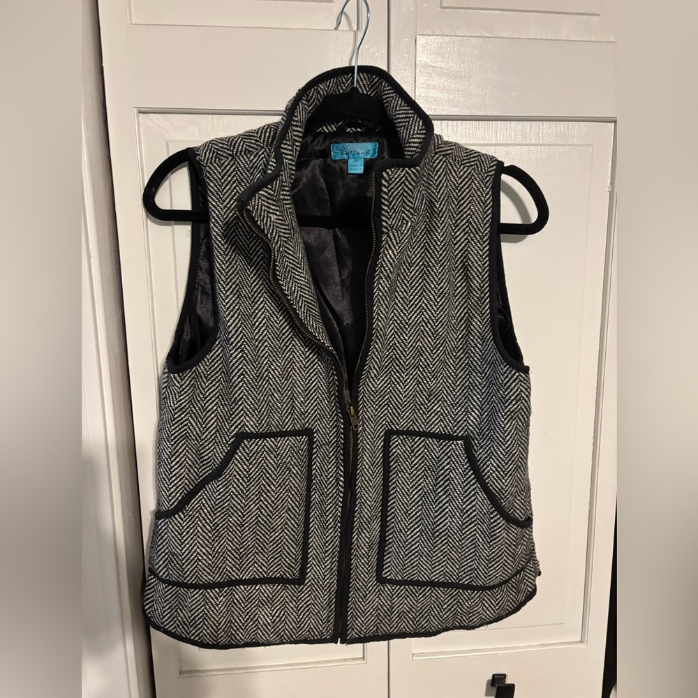 Herringbone vest